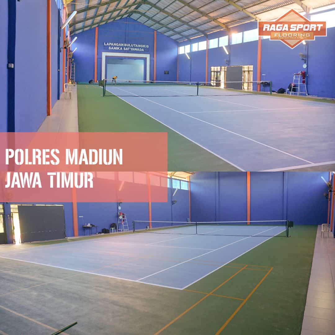 Lapangan Badminton Polres Madiun